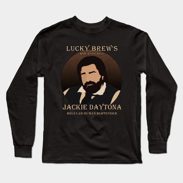 Jackie Daytona - Regular Human Bartender Long Sleeve T-Shirt by valentinahramov